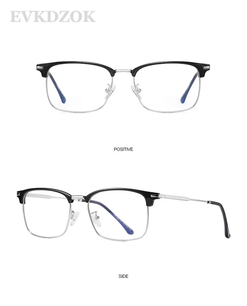 Новые модные дизайнерские металлические очки Компьютер Анти-Blu-ray дамы прозрачный объектив прозрачные оптические очки 1828