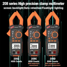 Digital Clamp Meter AC Current 4000/6000 Counts True RMS Multimeter DC/AC Voltage Tester Hz Resistance Capacitance NCV Ohm Tests