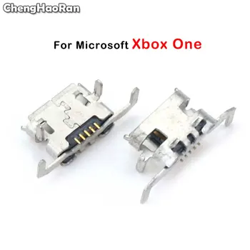 

ChengHaoRan 2-10pcs Micro USB Power Charging Charger Connector Socket Dock Port For Xbox One Gamepad Controller Repair Parts