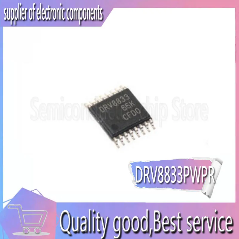 10 шт. DRV8833 DRV8833PWPR DRV8833PWP патч TSSOP16 ноги контроллер привода
