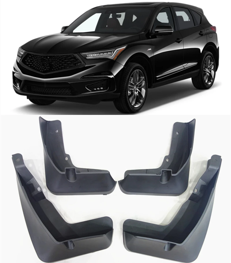 

Car Splash Guards Mud Guards Flaps Fit FOR 2018-2019 Acura RDX fender 4pcs/set