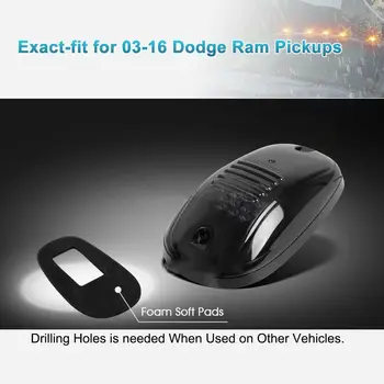 

Bulbs Cab Roof Top Car Lights Replacement Marker For Dodge Ram Amber Lamps