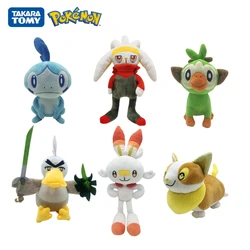 Muñecos de peluche de Pokémon para niños, juguetes de peluche de dibujos animados, de 20 38cm, de Sirfetch 'd, Scorbunny, Raboot, Sobble Grookey, Yamper