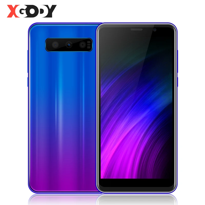 

XGODY 5.5 Inch 18:9 3G Mobile Phone 2G 16G Android 8.1 Celular MTK6580 Quad Core Dual Sim 5MP Camera Smartphone 2500mAh GPS WiFi