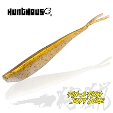 Hunthouse Texpose 4pcs/Lot Silicone fishing lure 144mm 9g easy shiner soft baits Forktail Silicone bait for fishing bass
