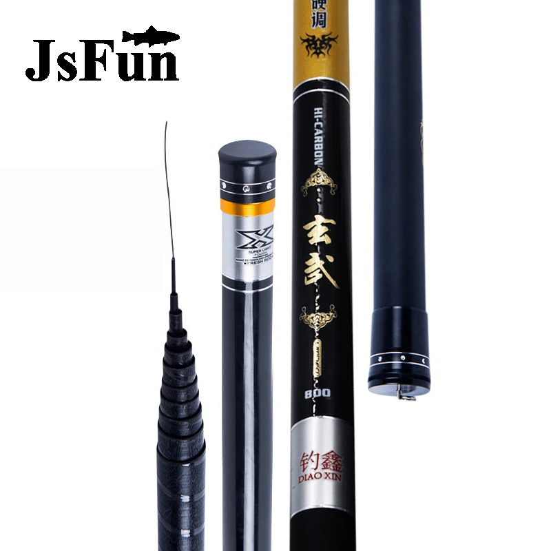 

Telescopic Fishing Rod 8m 9m 10m 11m 12m 13m Ultra Light Super Hard Carbon Power Hand Pole Sea Fishing Gear Spare Tips FR296