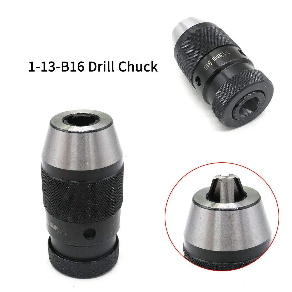 Self Tightening Drill Chuck Keyless Drilling Chuck Self Tighten Automatic Locking B10 B12 B16 B18 B22 CNC Machining Tools