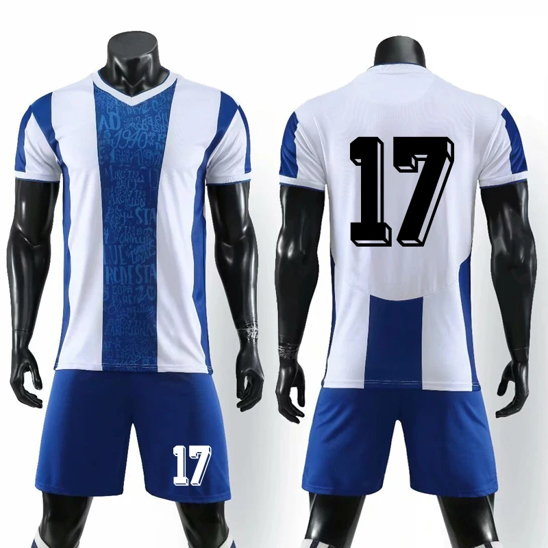 Mens Soccer Tracksuit Breathable Football Jerseys Uniforms Kits Team Sport Survetement Training Suit Custom Name(No Badge
