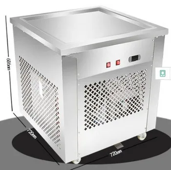 

Ntelligent Temperature Control Large Single Pot Fry Yogurt Machine Commercial Fry Ice Cream Roll Machine Fry Ice Cream