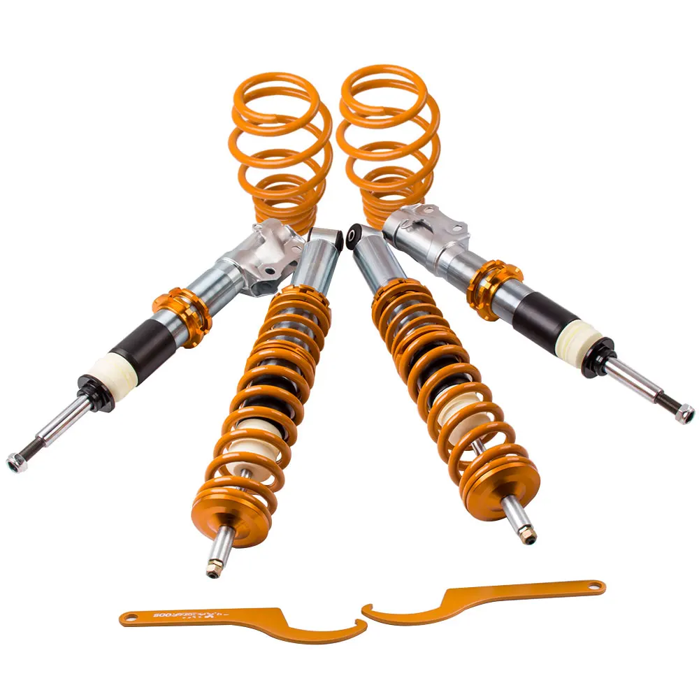 

FOR VW POLO 6N 6N2 99-02 COILOVERS ADJUSTABLE SUSPENSION LOWERING SPRINGS Absorber Shock Struts for Mark3 6N2 1.0L 1.4L 1.6L 16v