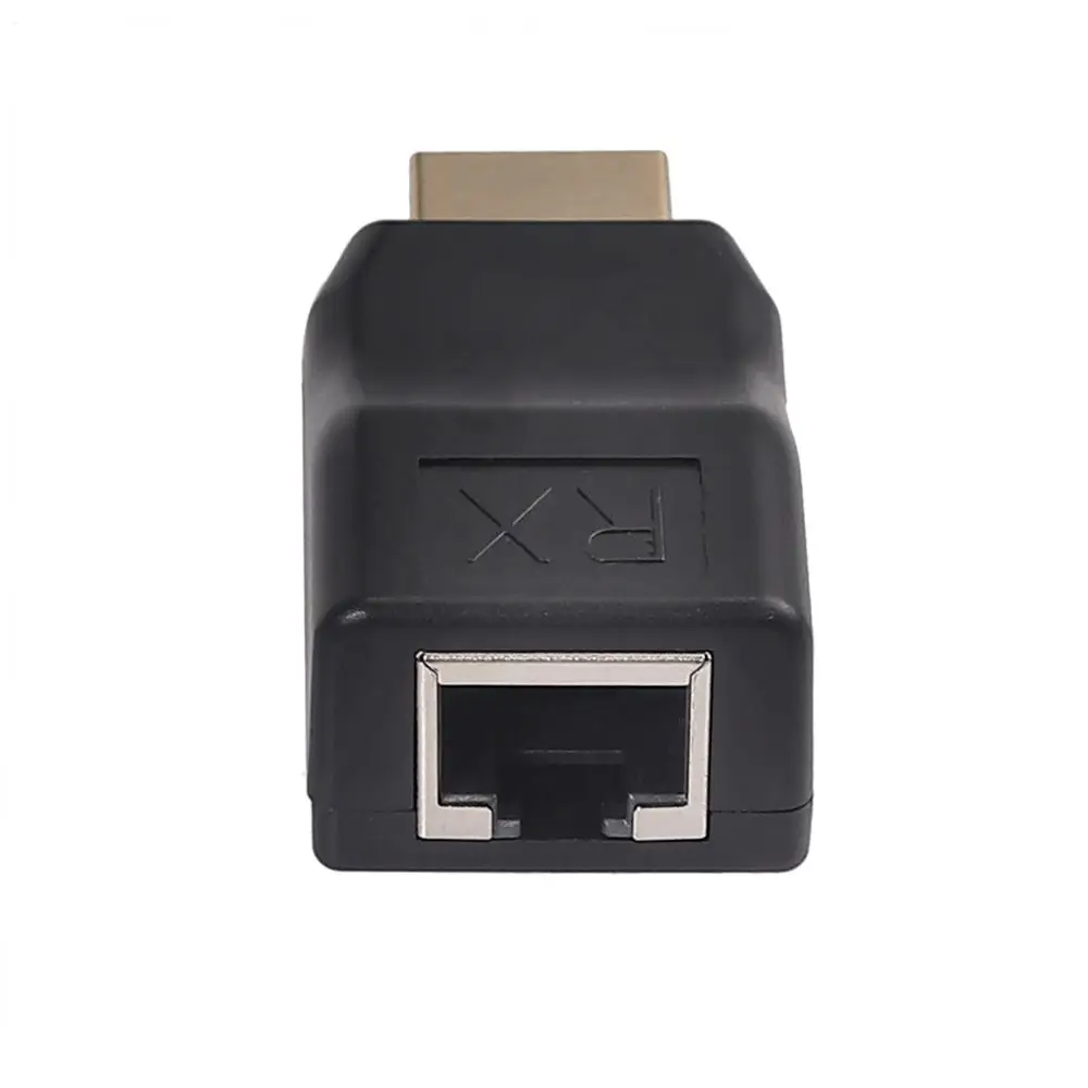 ESYNiC 2 шт. HDMI сигнала удлинитель для RJ45 по Cat 5e/6 сетевой Ethernet адаптер 1080P 4K HDMI сигнала TX& RX адаптер