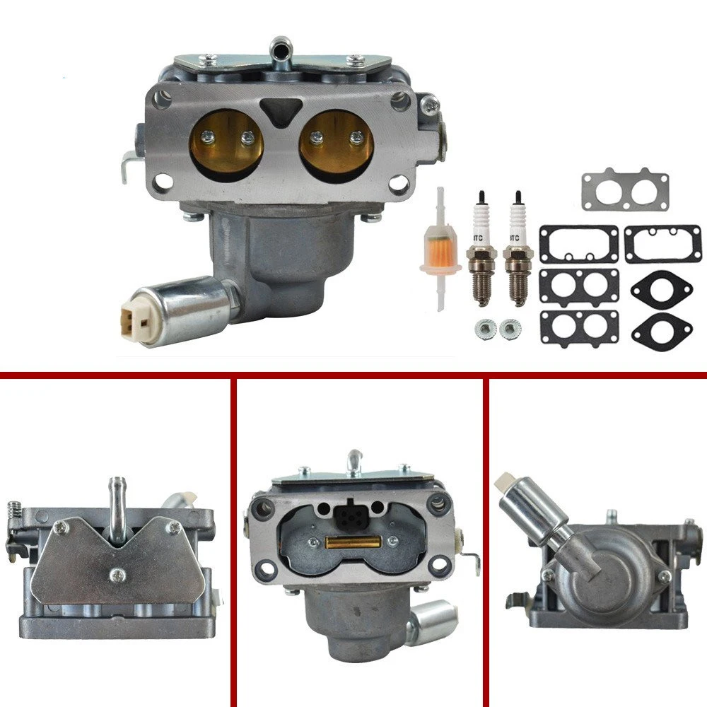 Карбюратор с несгораемый электромагнитный клапан для Briggs& Stratton 20HP 21HP 23HP 24HP 25HP ИНТЕК V-Сдвоенный двигатель Carb