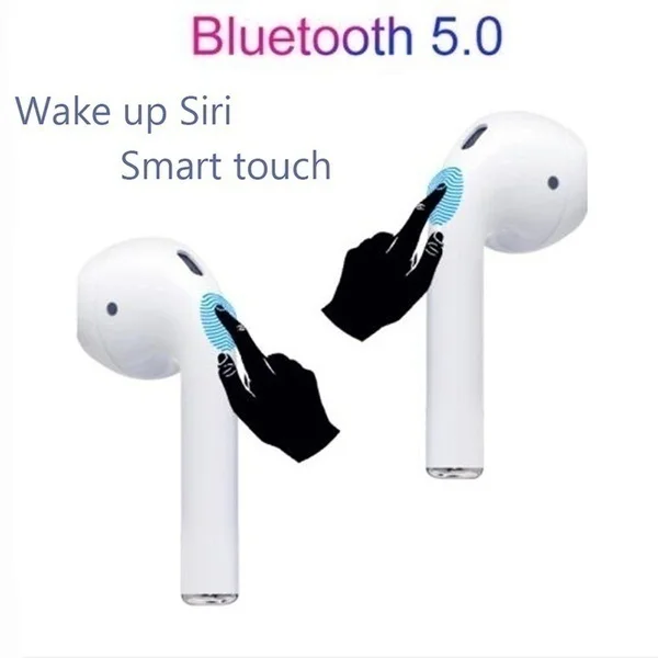 Online New Touch Control Earphone Wireless Earbuds Bluetooth Mini Earphone for Smartphone Built in Microphones Headsets
