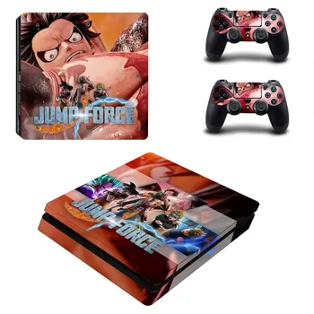 

Jump Force Style Skin Sticker for PS4 Slim Console & Controllers Decal Vinyl Skins Cover Game Accessories YSP4S-3413