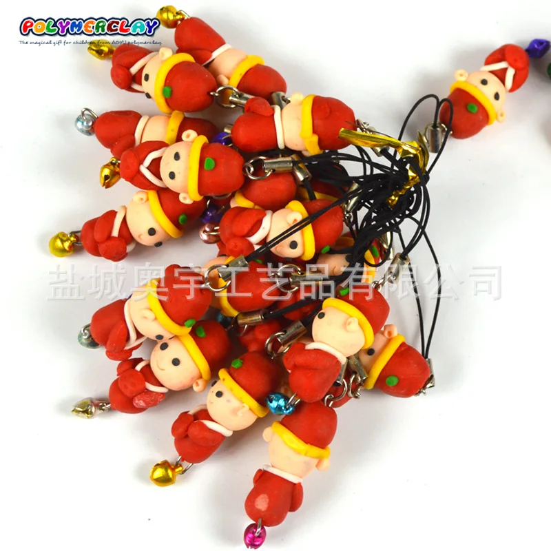 South Korea Creative Mobile Phone Pendant Polymer Clay Artificial Pendant Mobile Phone DIY Small Gifts Squishy Mobile Phone Acce