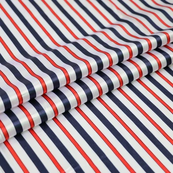 

100cm*148cm Soft Polyester Satin Fabric Striped Lining Diy Accessories Material