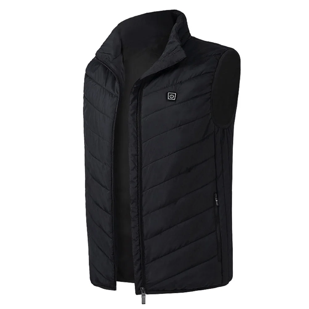 Heating Vest Для мужчин Открытый USB Инфракрасный нагревательный жилет куртка зима гибкий электрический тепловой одежда для спорта Пешие прогулки - Цвет: Heating Vest
