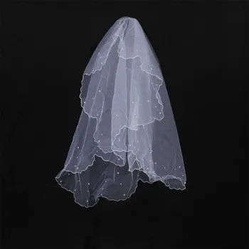 

1 Set White Rosette Mantilla Badge Sash Garter Veil Hen Night Party Wedding bride to be Supplies Bride To Be HOT~