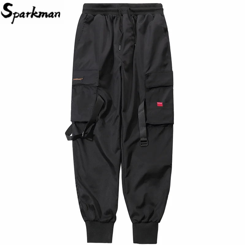 Брюки карго мужские с карманами уличная одежда в стиле хип хоп брюки для бега