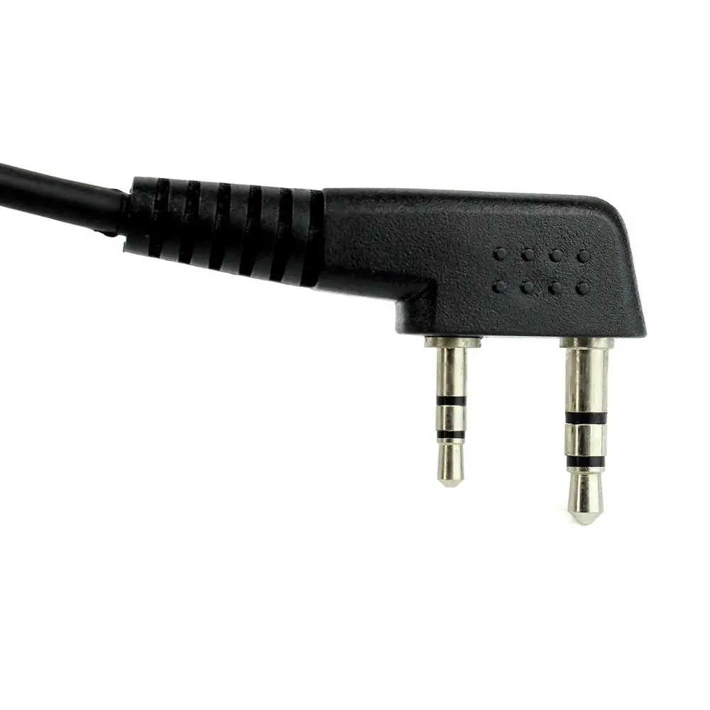 10 шт. 2 PIN VOX PTT микрофон наушники гарнитура для RETEVIS KENWOOD BAOFENG UV5R H555 WOUXUN радио Puxing C2202A|