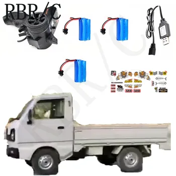 

RBR/C WPL D12 1/10 2.4G 2WD Military Truck Crawler Off Road RC Car Vehicle Models Toy Several Battery