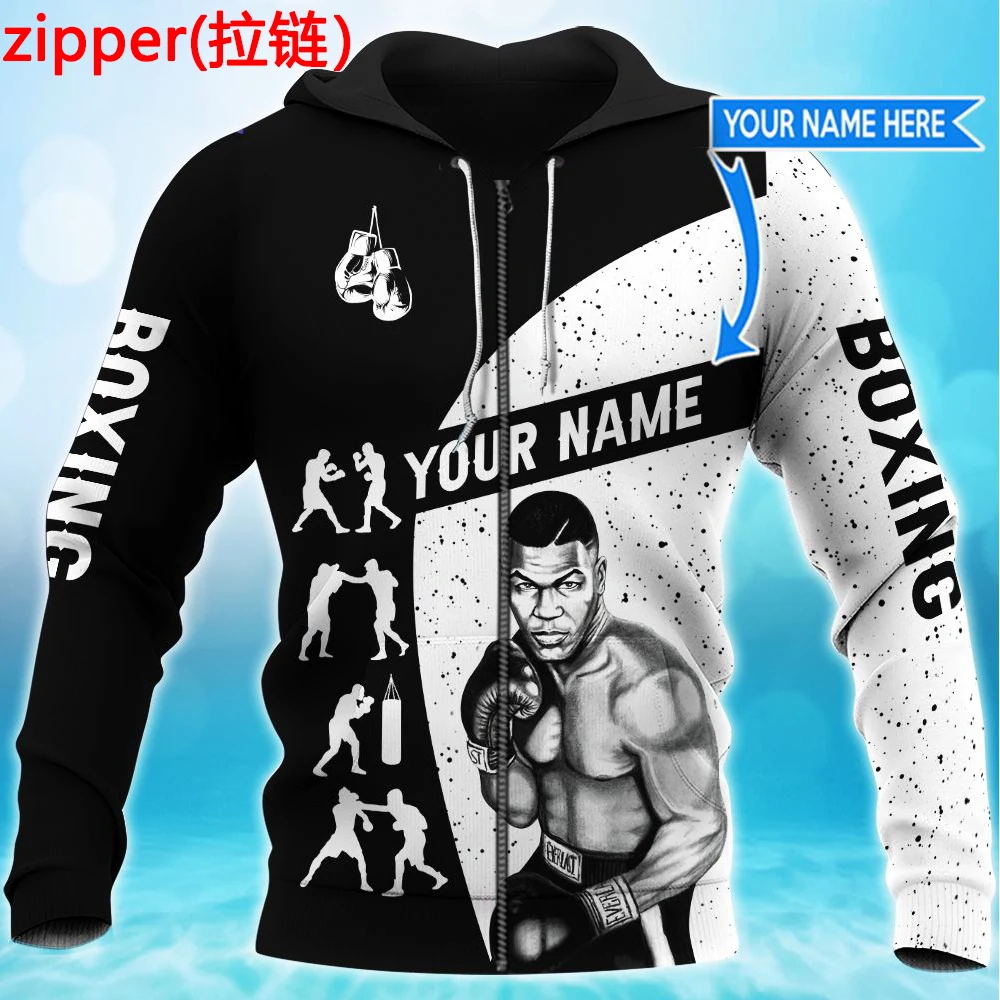 Chándal deportivo de campeón de lucha de boxeo para hombre y mujer, ropa  deportiva con estampado 3D, chaqueta informal divertida para otoño, B12