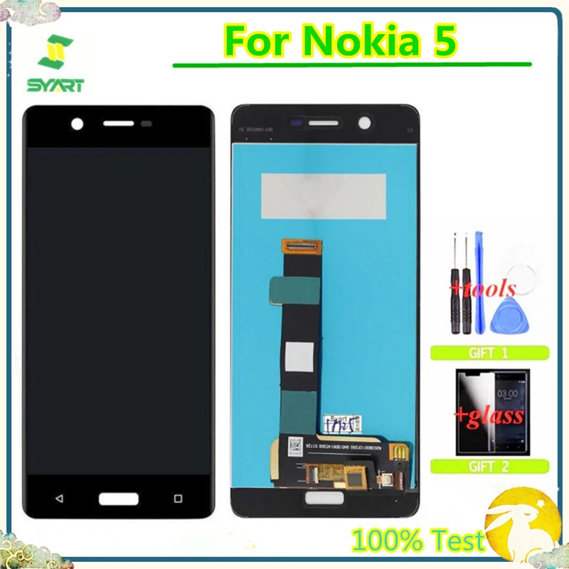

5.2'' 100% Tested LCD Screen For Nokia 5 N5 Touch Screen digitizer LCD display touch panel Assembly For Nokia 5 N5 TA-1008