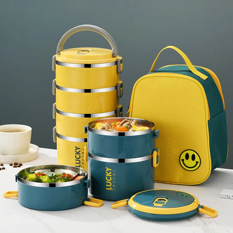 Stainless Steel Food Storage Containers  Japanese Style Thermal Lunch Box  - Lunch Box - Aliexpress