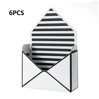 

6pcs Flower Storage Box Paper Flower Box Creative Envelope Folding Flower Box Folding Gift Box Flower Packaging Box