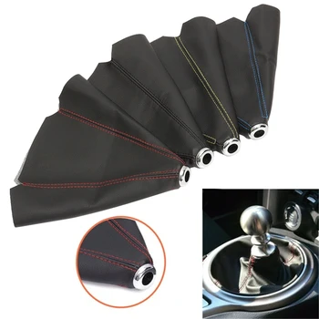 

Universal PU Leather Gear Shift Gaiter Automobile Shifter Lever Boot Dust Cover Car Styling Accessories Shift Hand Brake Cover