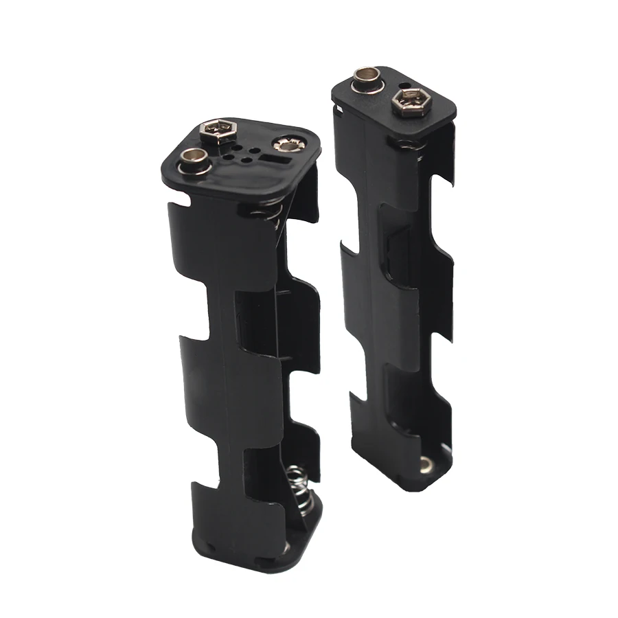 

1Pcs AA Battery Holder Case Box Double-sided 4AA 8AA Slots DIY Clip 9V Positive&Negative Buckle Drop Shipping