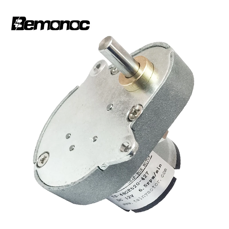 

Bemonoc 48GE520 Strong Box DC Gear Boxes Motor 12V DC Boxing Gear Motor 6.5RPM 25RPM Vending Machine Micro Motor For DIY Hobby
