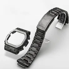 Новейшие универсальные титановые часы с ободком и ремешком для DW5000 5600 5035 в камуфляжном цвете