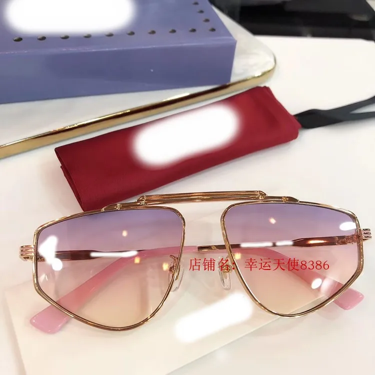 Роскошные солнцезащитные очки для подиума женские брендовые дизайнерские солнцезащитные очки для женщин Carter B07106 - Цвет линз: 5