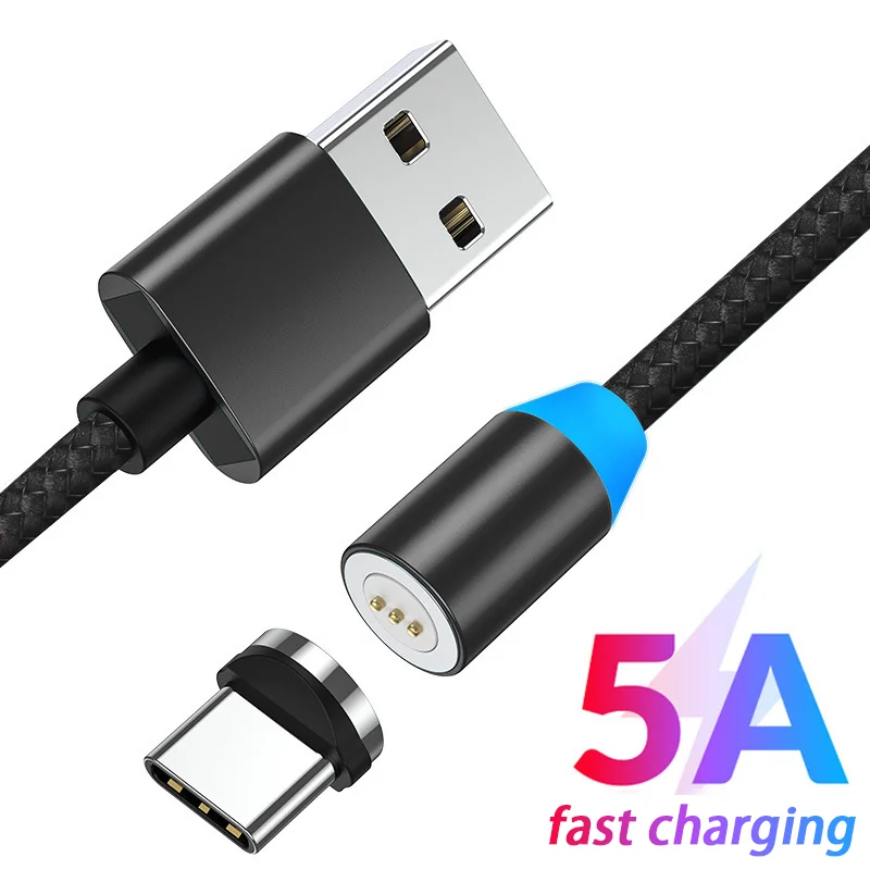 Магнитный кабель DUSH Micro USB кабель для type-c iPhone Android Быстрая зарядка Магнит USB шнур для мобильного телефона провод