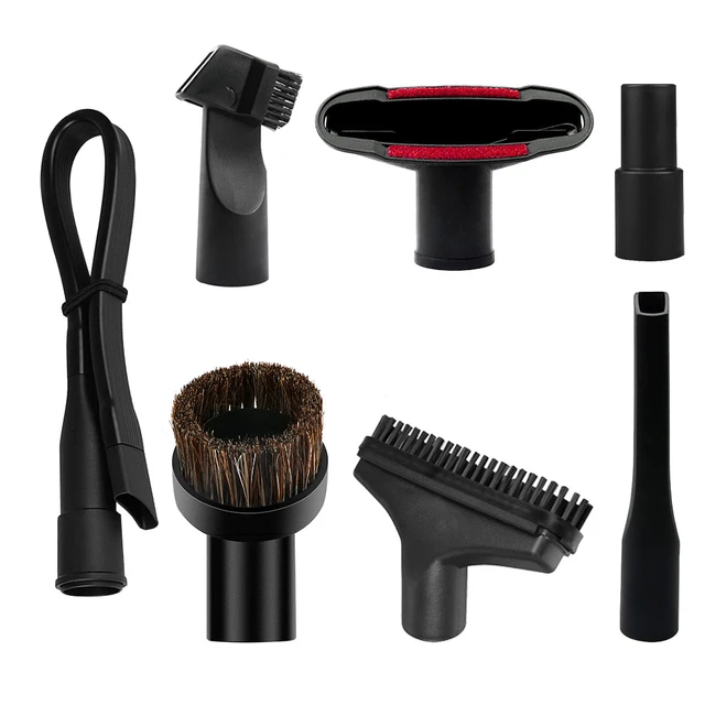 Embout Aspirateur, 5 Pièces Brosse Aspirateur Accessoires pour Aspirateurs  Brosse dAspirateur Universelle pour Remplacement dAspirateur 32/