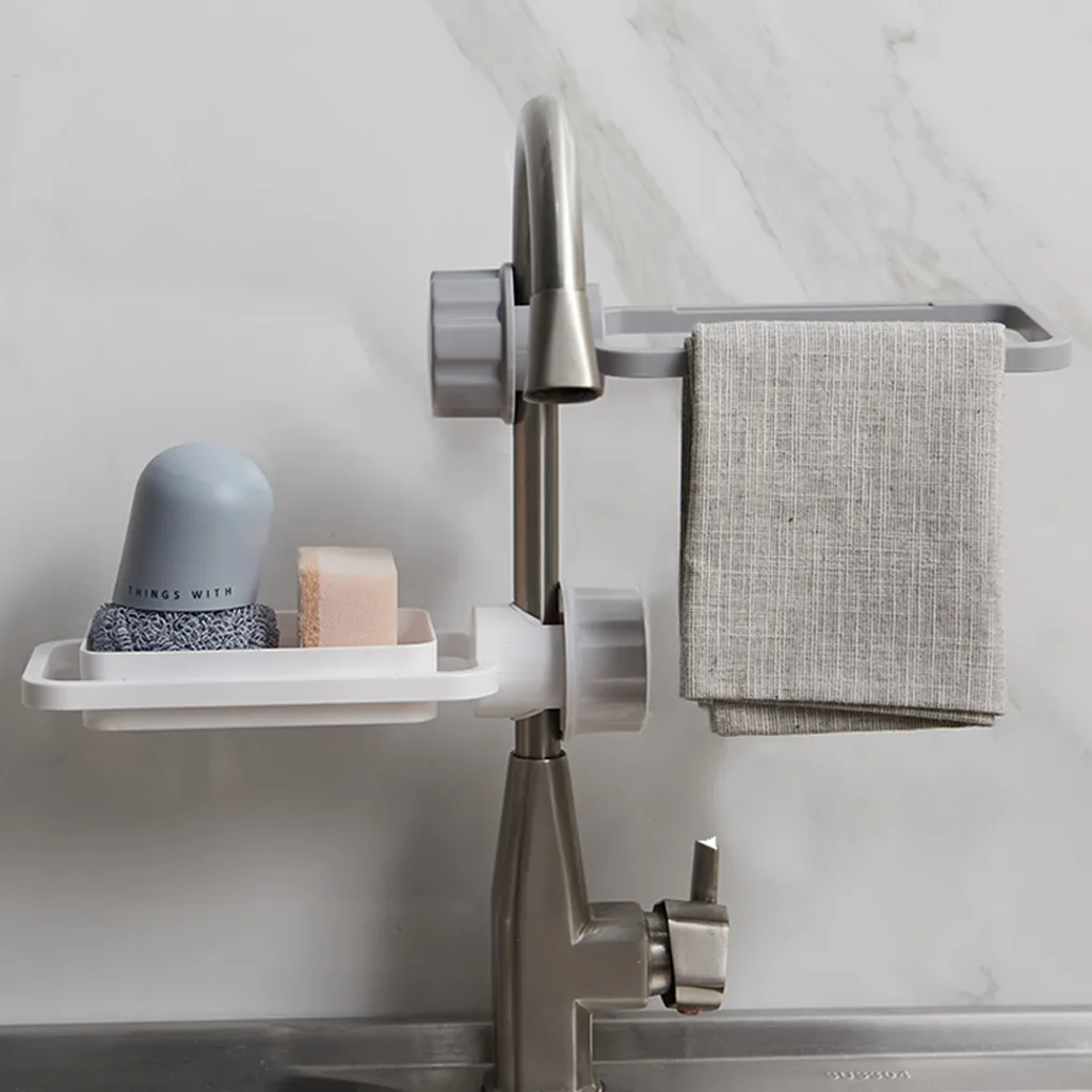 kitchen rack Sink Storage Artifact Household Rag Hanging Basket Washing Storage Rack cocina organizador