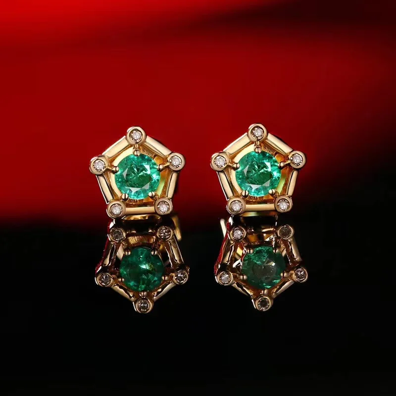 

Натуральный изумруд серьги 925 стерлингового серебра прекрасный брелок ювелирные изделия для женщин Свадебная вечеринка серьги