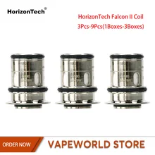 3 шт.-9 шт. оригинальная катушка HorizonTech Falcon II 0.14ом, электронные сигареты, аксессуары для танка HorizonTech Falcon II