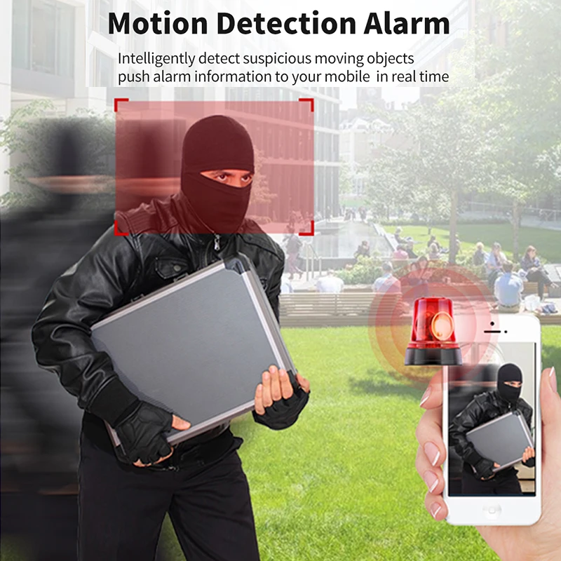 1080P Outdoor IP Camera Wireless WiFi Camera Auto Tracking PTZ Night Vision Waterproof Security Camera Surveillance