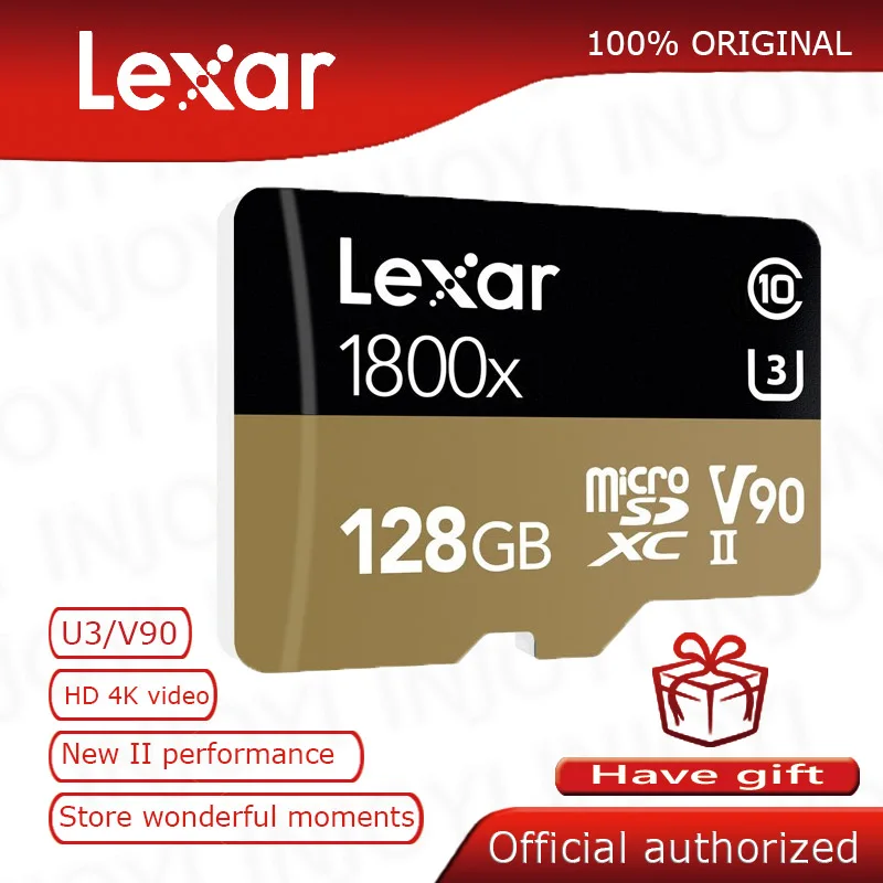 Lexar Professional 1800x microSDXC UHS II Micro SD Cards 64GB 128GB Up