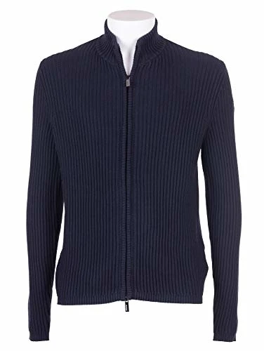 RRD Maglia Uomo, молния, Maniche Lunghe, логотип Laterale, Cotone, Blu