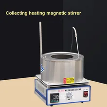 DF-101S сбора Тип с магнитными вставками окажет первую помощь при болях или растяжке мешалка лабораторный смеситель цифровой термостатический Дисплей водяной бане лабораторная мешалка 220V 2L