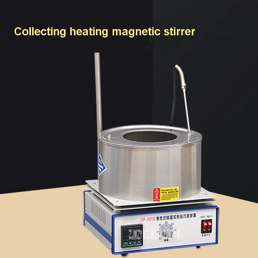 Магнитная мешалка с подогревом DF-101S лабораторный миксер цифровой для водяной