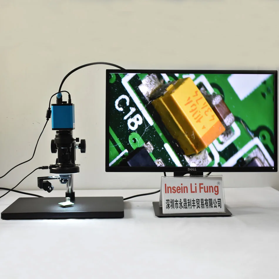 

Full HD 1080P 60FPS Sony Sensor 2D 3D Industrial Video Microscope USB Storage 7X-300X HDMI Optical Magnifier