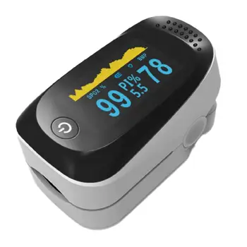 

Portable Finger Oximeter Fingertip Pulsoximeter Medical Equipment With Sleep Monitor Heart Rate Spo2 PR Pulse Oximeter