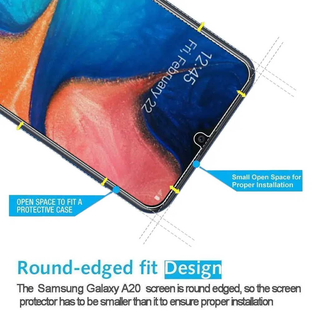 9H закаленное стекло для samsung Galaxy A20e 5,8 ''SM-A202F/DS A202F A202 стеклянная защитная пленка для экрана