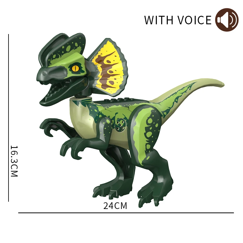thumbnail image 1 of Brutal Raptor Building Jurassic Blocks World 2 MINI Dinosaur Figuras Ladrillos Dino Juguetes Para Niños Dinosaurios Navidad, 1 of 5