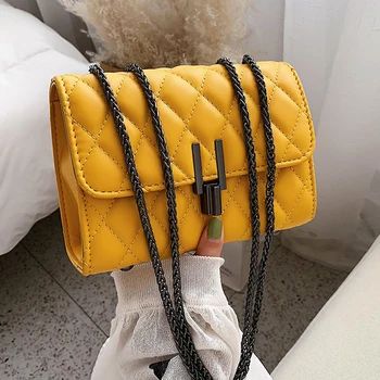 

MONNET CAUTHY Autumn New Female Bags Classic Elegant Chic Style Crossbody Bag Solid Color Yellow Green Red Black White Girl Flap