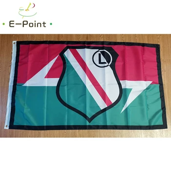 

Poland Legia Warsaw 3ft*5ft (90*150cm) Size Christmas Decorations for Home Flag Banner Gifts